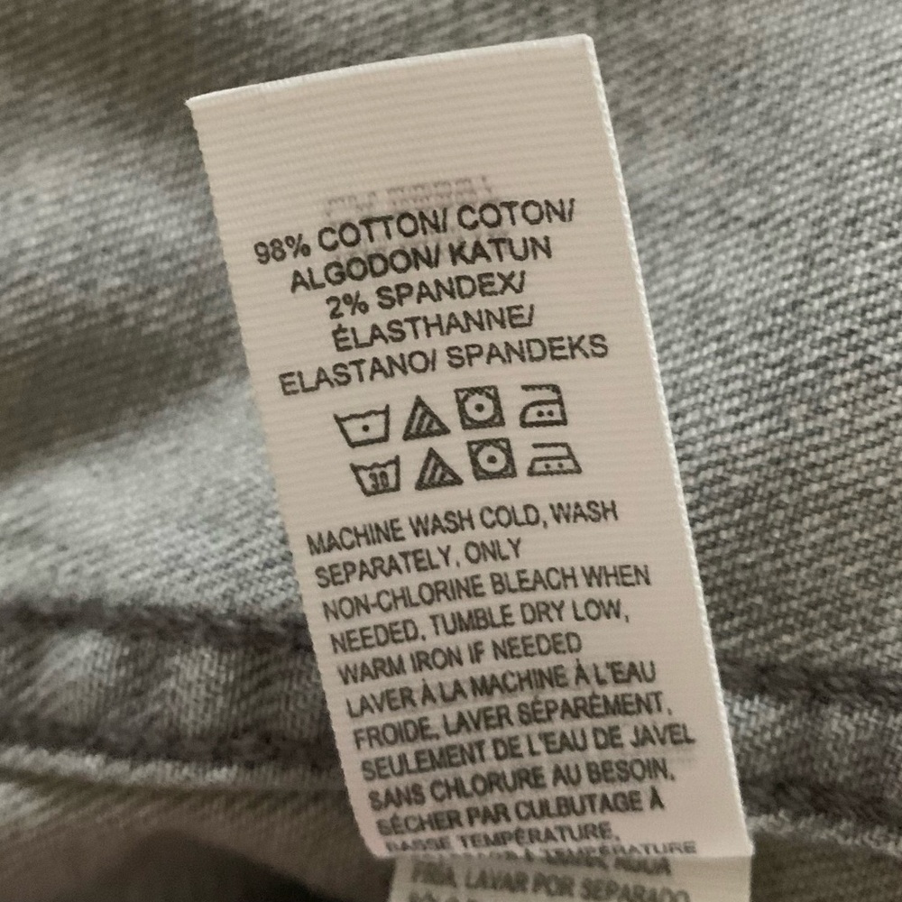 Lucky Brand Gray Denim Jacket with T-shirt graphic - Upcycled - Picture 5 of 5